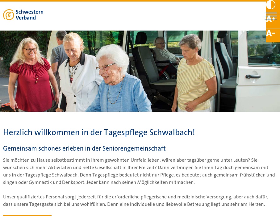 Schwesternverband Ambulante Pflege gGmbH Tagespflege Schwalbach