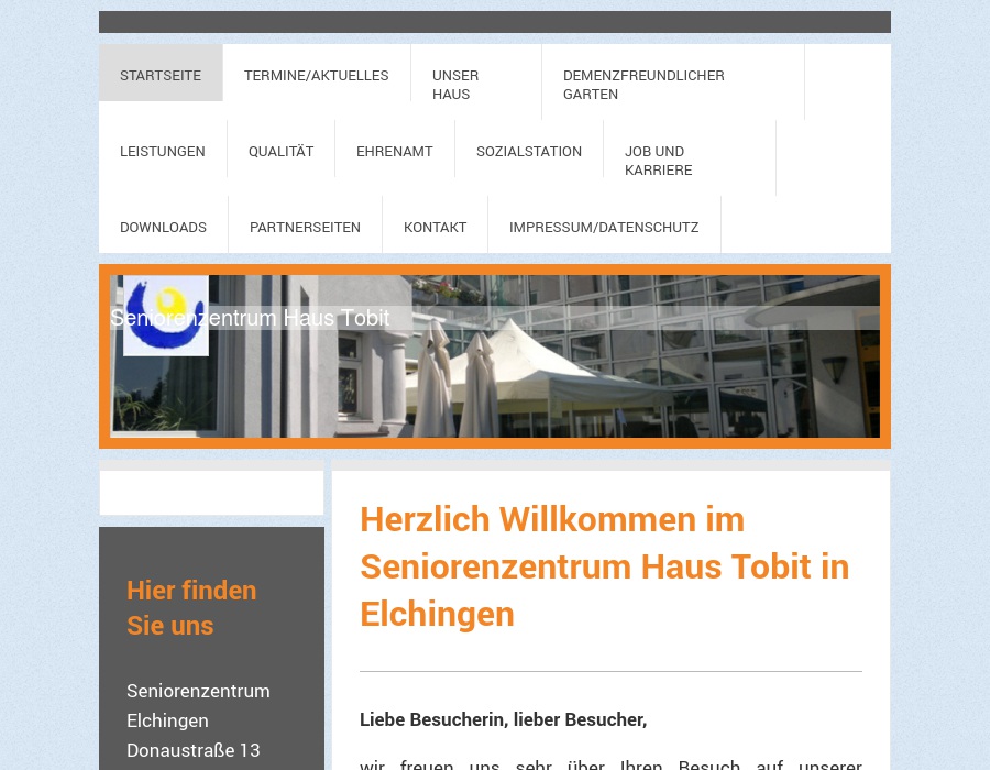 Seniorenzentrum Elchingen Pflegeheim "Haus Tobit"