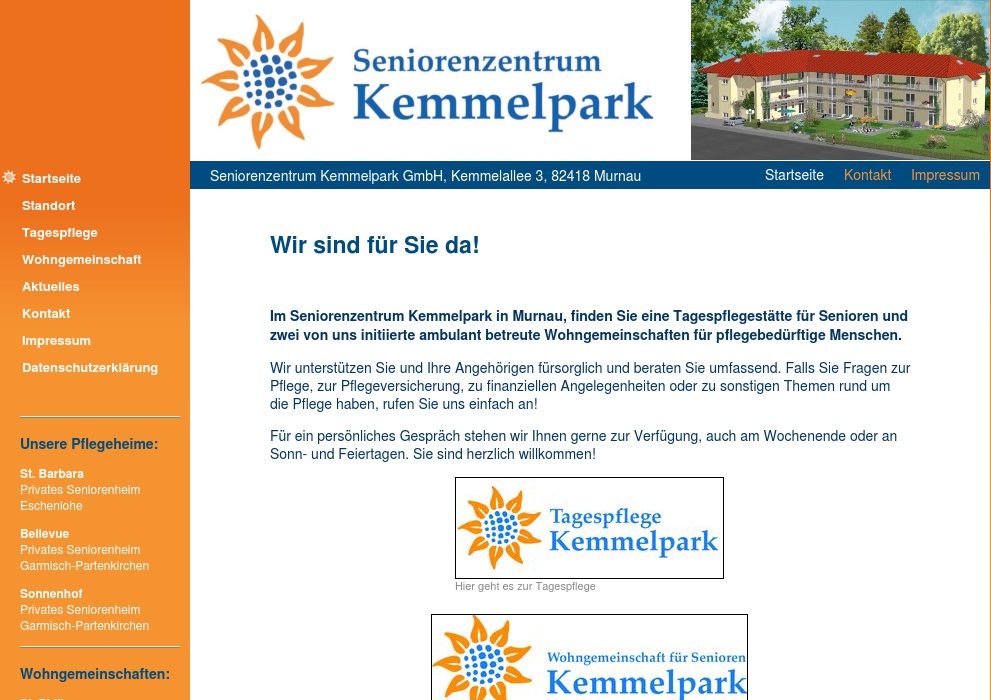 Seniorenzentrum Kemmelpark GmbH Tagespflege