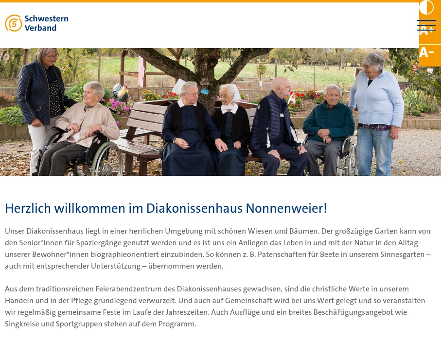 Pflegeeinrichtung Diakonissenhaus Nonnenweier