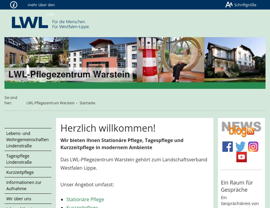 LWL Pflegezentrum Warstein - Tagespflege