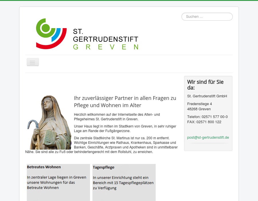 Kurzzeitpflege St. Gertrudenstift