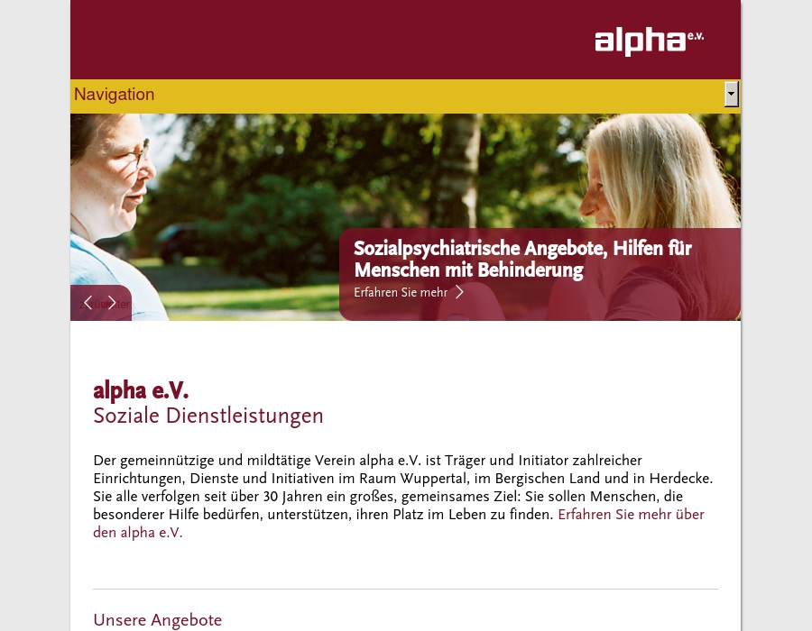 alpha e.V. - Tagespflege