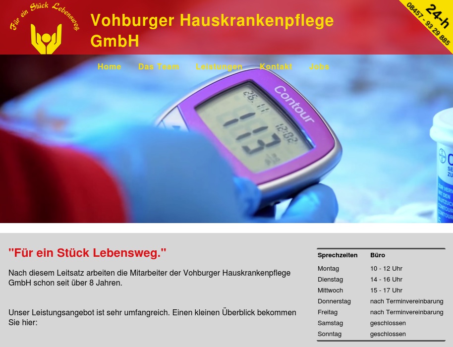 Vohburger Hauskrankenpflege GmbH Tagespflege