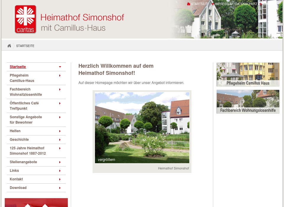 Heimathof Simonshof Pflegeheim Camillus-Haus