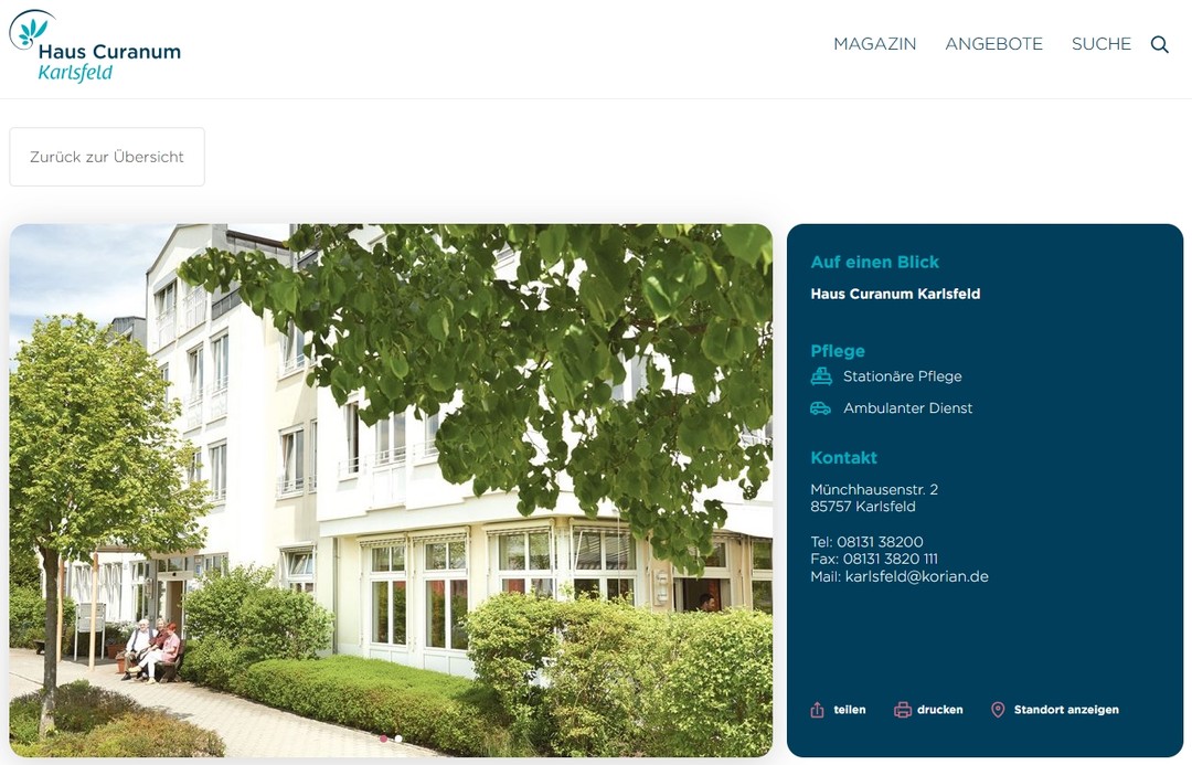 Haus Curanum Karlsfeld