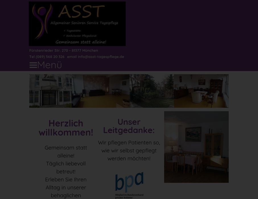 ASST - Allgemeiner Senioren Service Tagespflegestätte