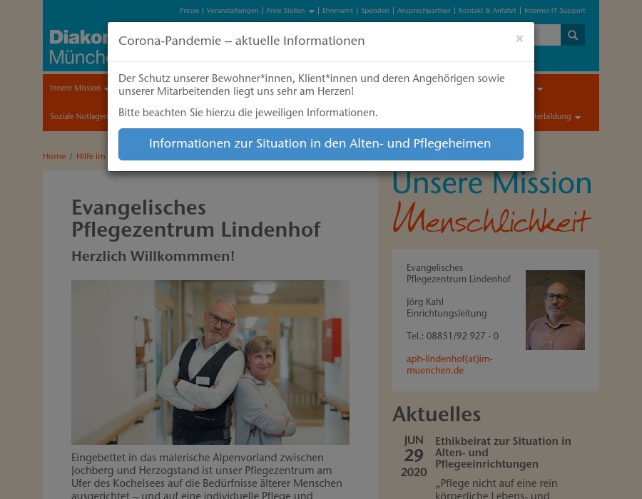 Ev. Pflegezentrum Lindenhof Schlehdorf