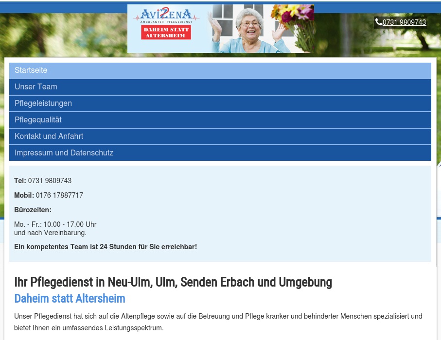 AviZenA Tagespflege GmbH