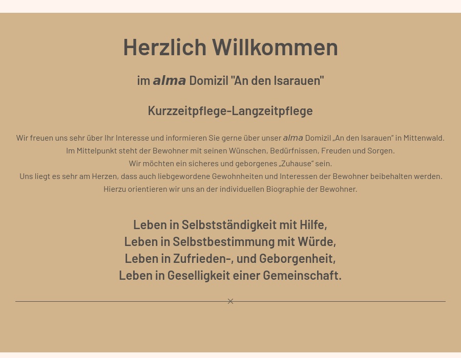 alma Domizil  "An den Isarauen"