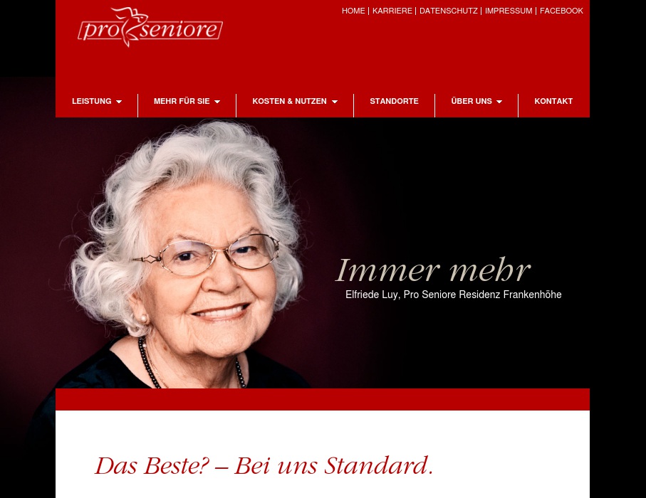 Pro Seniore Residenz Kiebitzhöhe I