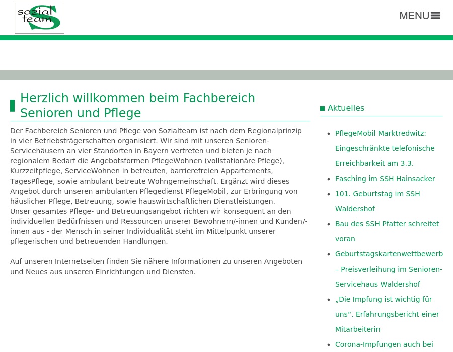 Sozialteam -  Senioren-Servicehaus Neusorg