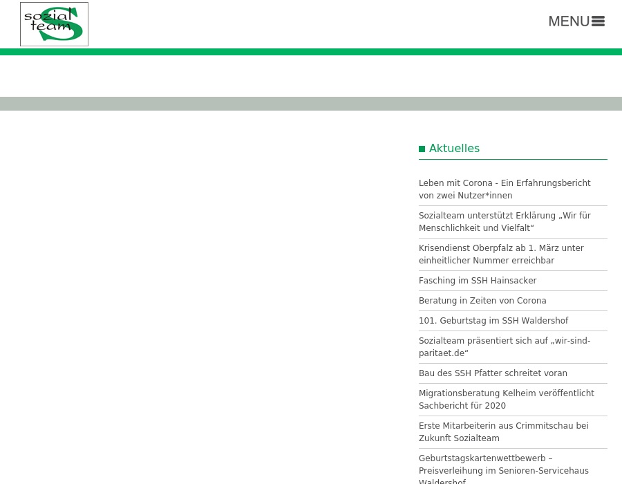 Sozialteam -  Senioren-Servicehaus Fuchsmühl