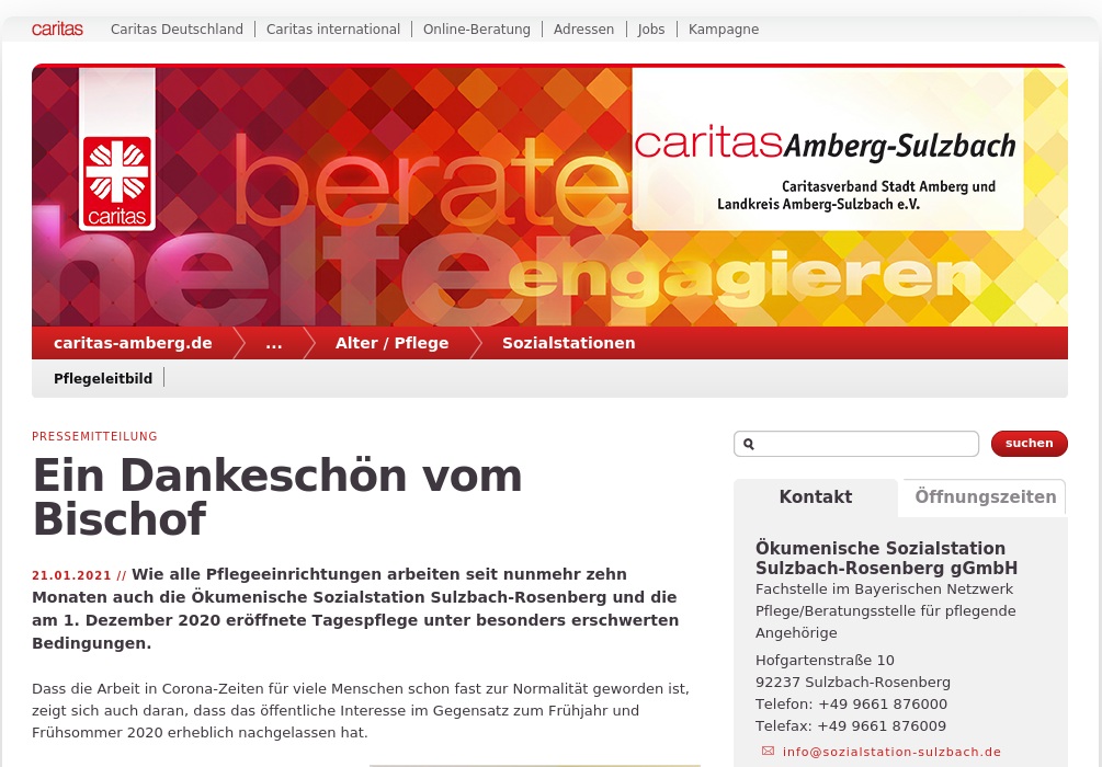 Ökumenische Tagespflege Sulzbach-Rosenberg