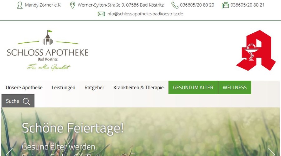 Schloss Apotheke Bad Köstritz