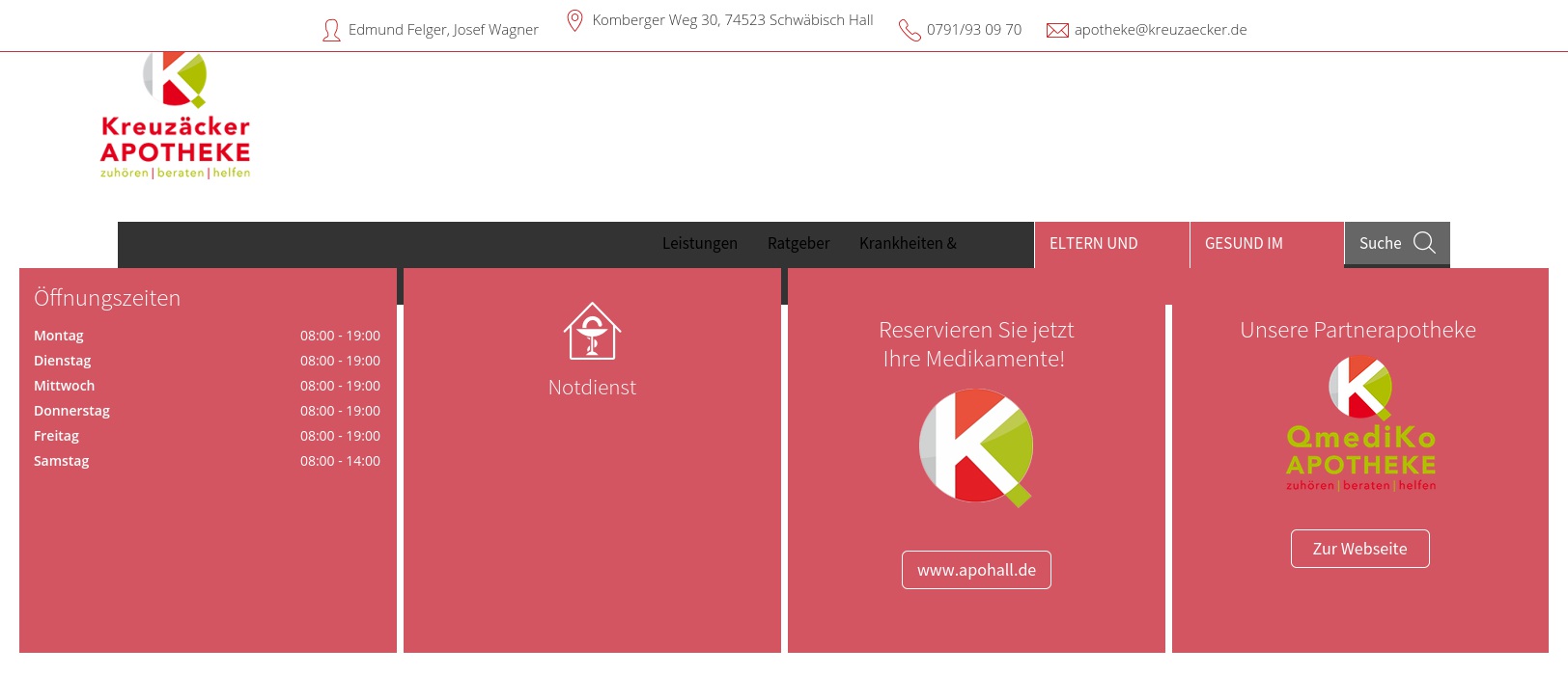 Kreuzäcker Apotheke