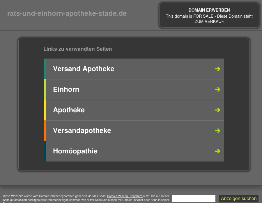 Rats-u. Einhorn-Apotheke