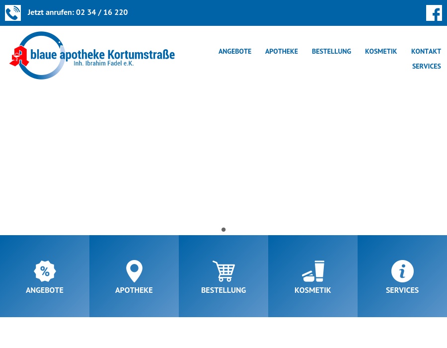 blaue apotheke Kortumstrasse