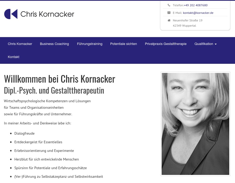 Kornacker Chris Diplom Psychologin