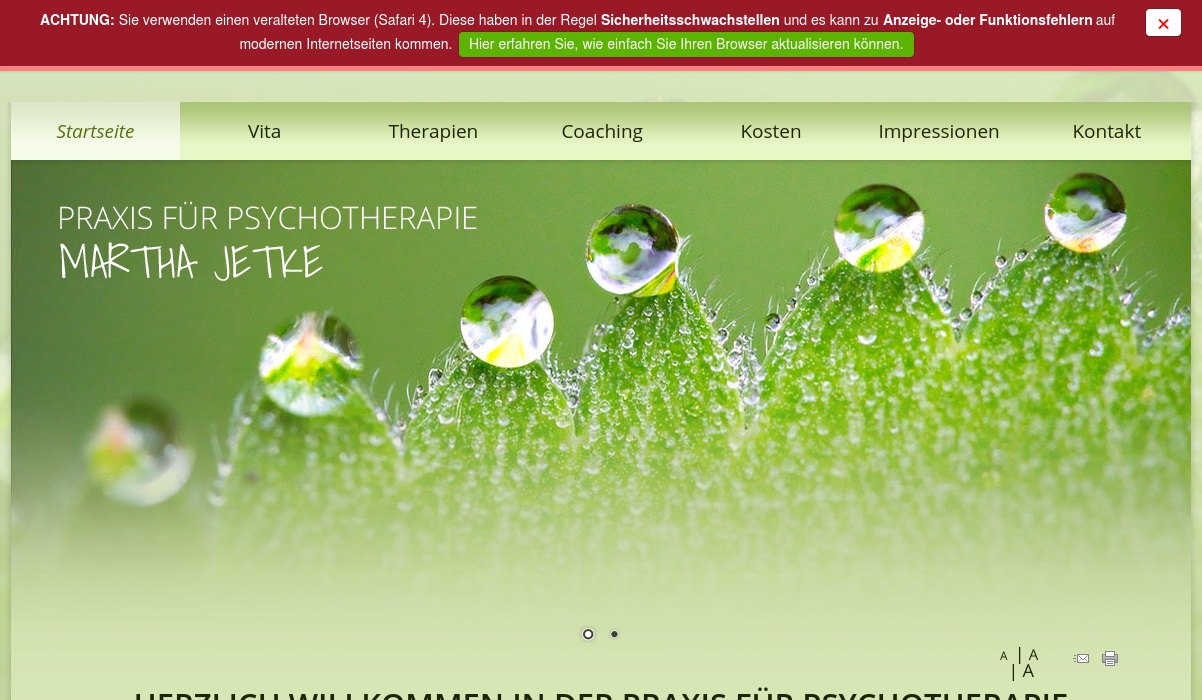 Psychotherapie HeilpG Martha Jetke