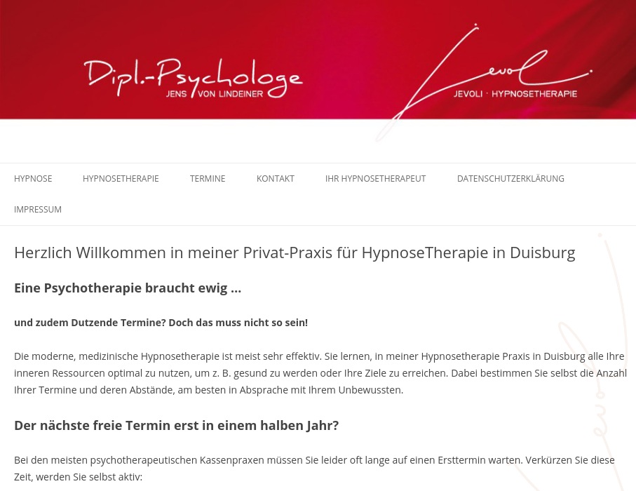 Hypnosetherapie in Duisburg