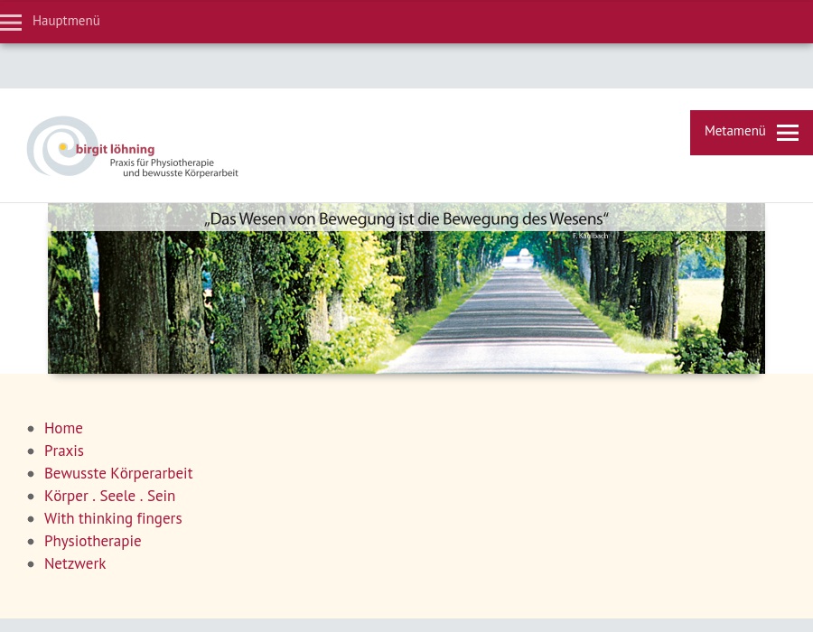 Loehning Birgit Pädagogin M.A. | Praxis für Körperorientierte Psychotherapie (HPG)