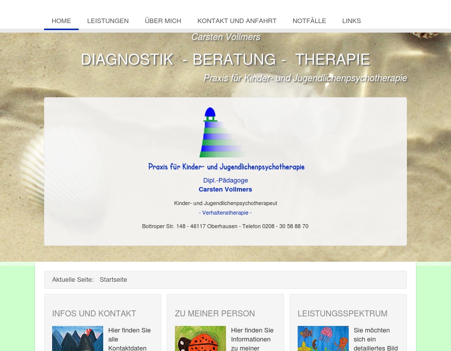 Vollmers Carsten Praxis für Kinder- und Jugendlichenpsychotherapie