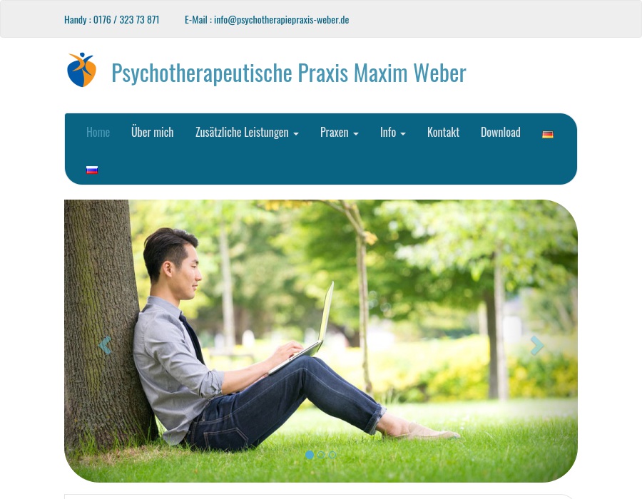 Psychotherapeutische Praxis Maxim Weber Facharzt für Psychiatrie