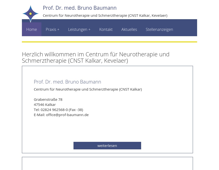 Baumann Bruno Prof. Dr. med.