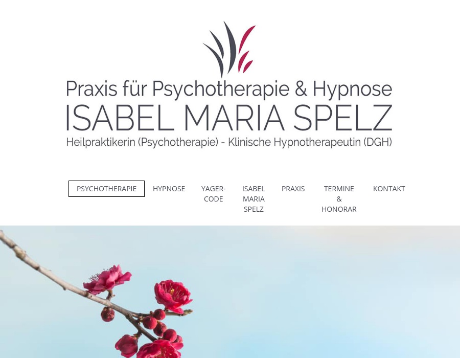 Psychotherapie Kleve & klinische Hypnose - Isabel Maria Spelz