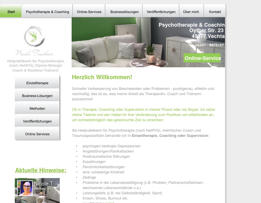 Teschner Nicole Privatpraxis für Psychotherapie & Coaching