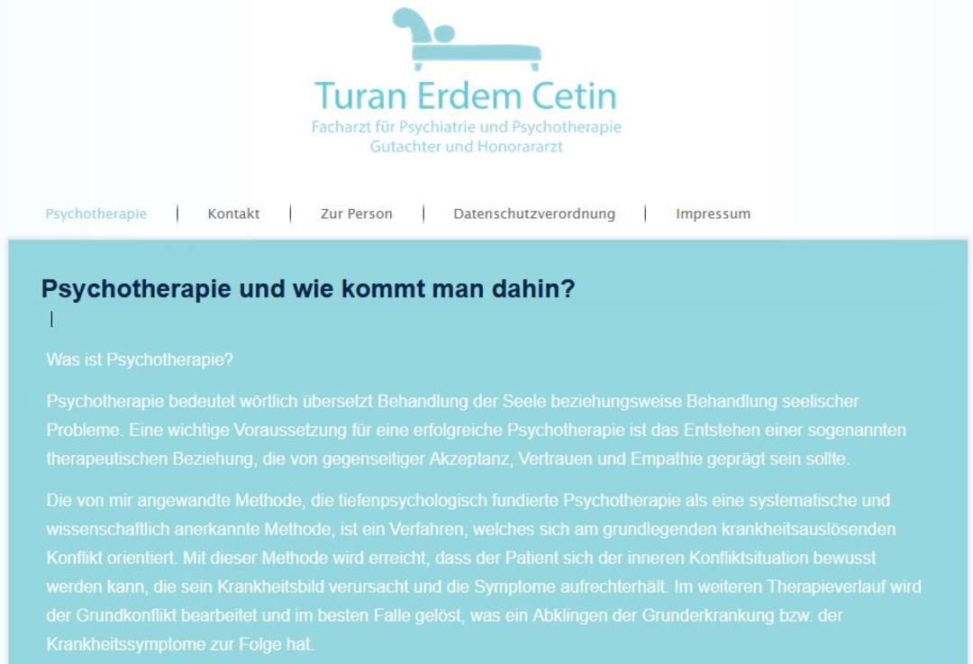 Praxis für Psychotherapie Cetin