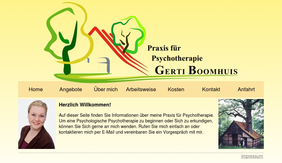 Boomhuis Gerti Praxis für Psychotherapie