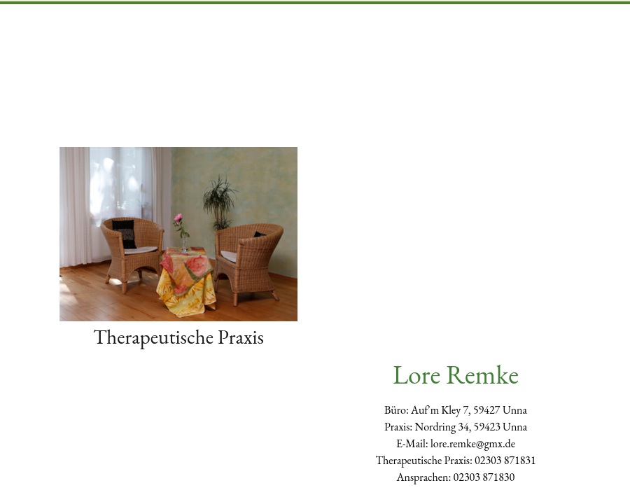 Remke Lore Praxis f. Therapie u. Beratung Psychologische Beratung