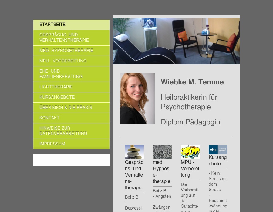 Heilpraktikerin Psychotherapie Wiebke Temme