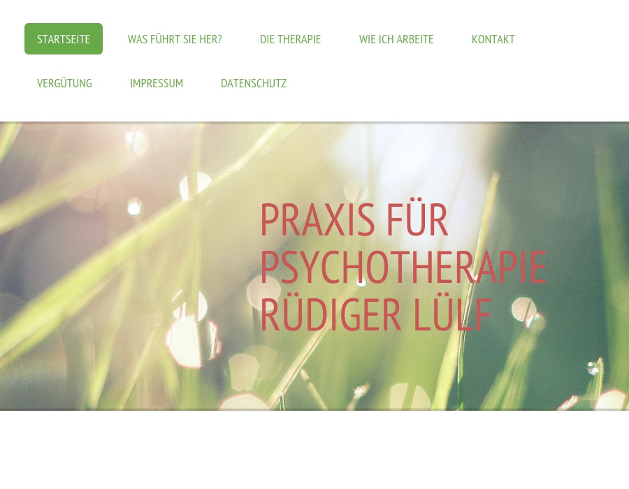 Lülf, Rüdiger Psychologischer Psychotherapeut