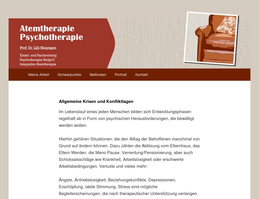 Neumann, Lilli Prof. Dr. HP Psychotherapie
