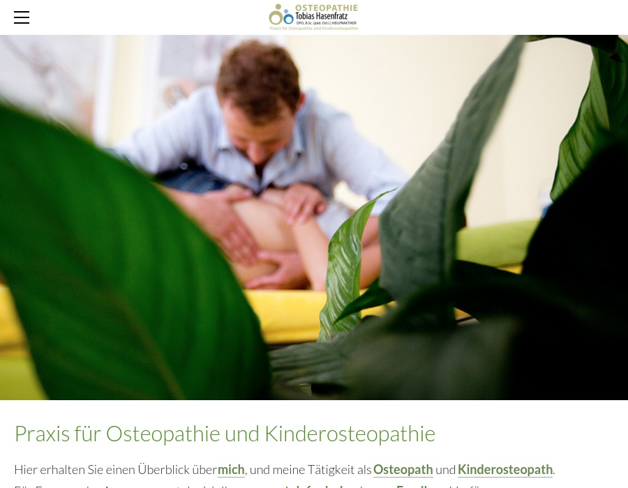 Praxis für klassische Osteophatie und Kinderosteopathie