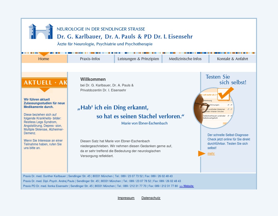 Karlbauer Dr. Neurologie