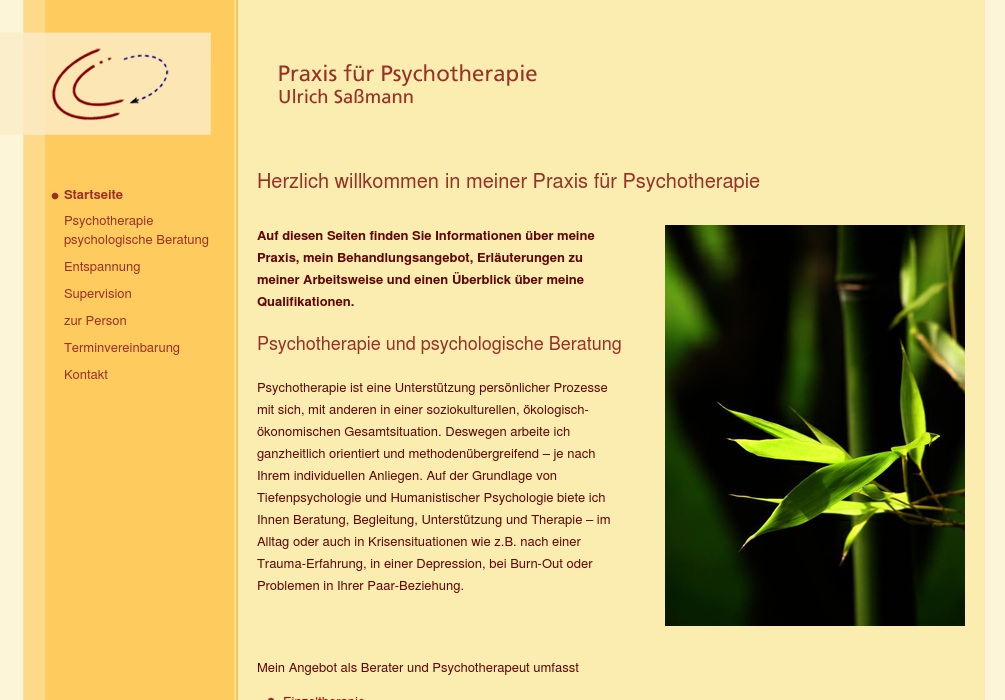 Saßmann Ulrich, Praxis für Psychotherapie