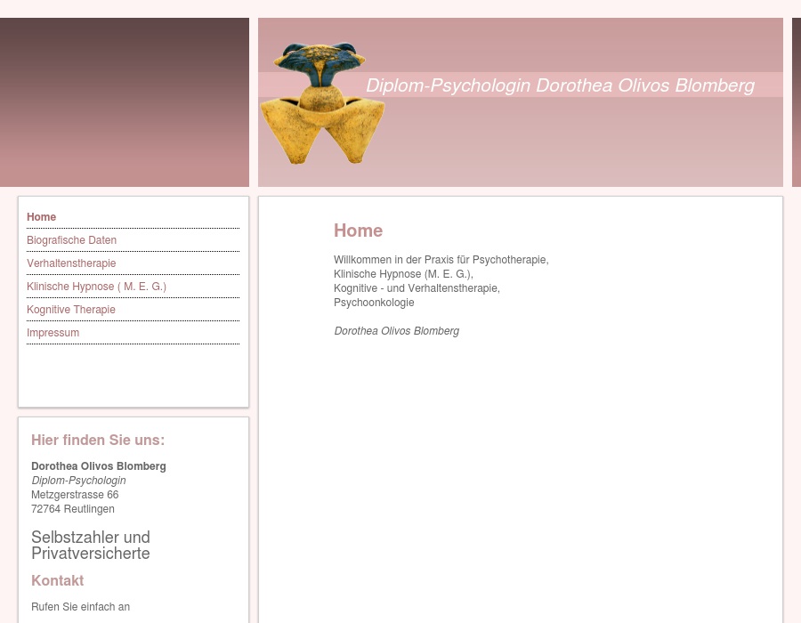 Olivos-Blomberg Dorothea Dipl. Psychologin