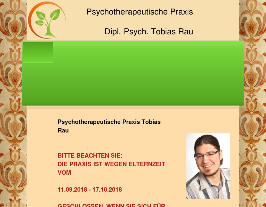 Psychotherapeutische Praxis Dipl.-Psych. Tobias Rau