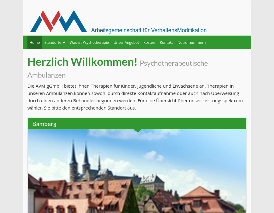 Psychotherapeutische Ambulanz AVM