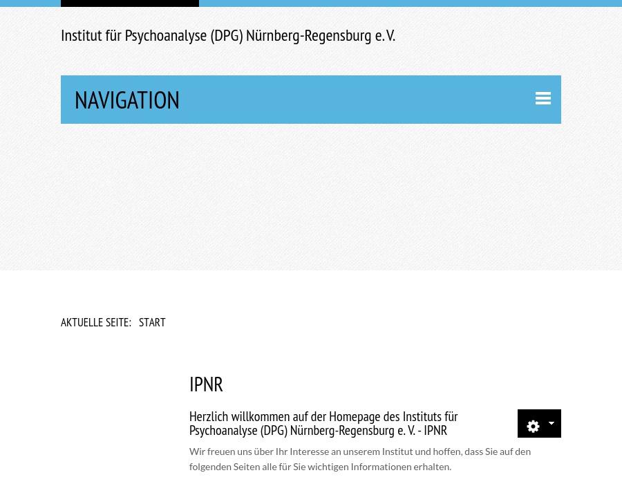 Institut für Psychoanalyse Nürnberg-Regensburg