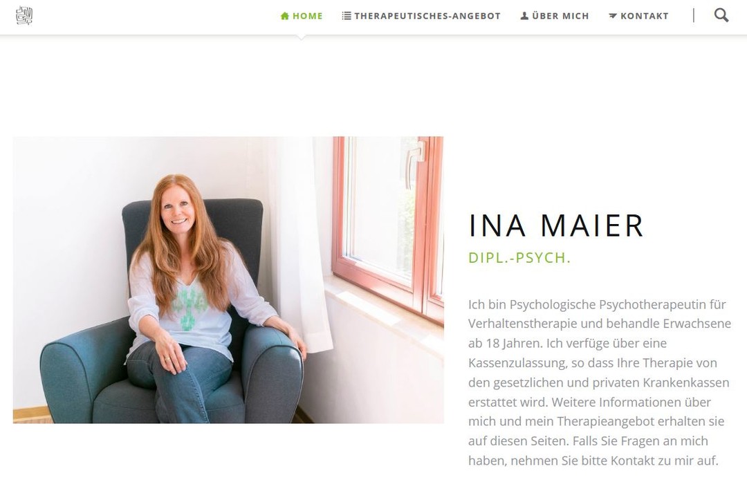 Maier Ina Dipl.-Psych. Praxis für Psychotherapie