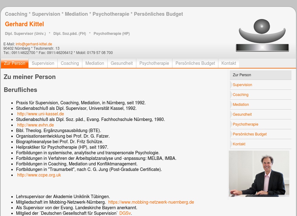 Kittel Gerhard Dipl.-Supervisor