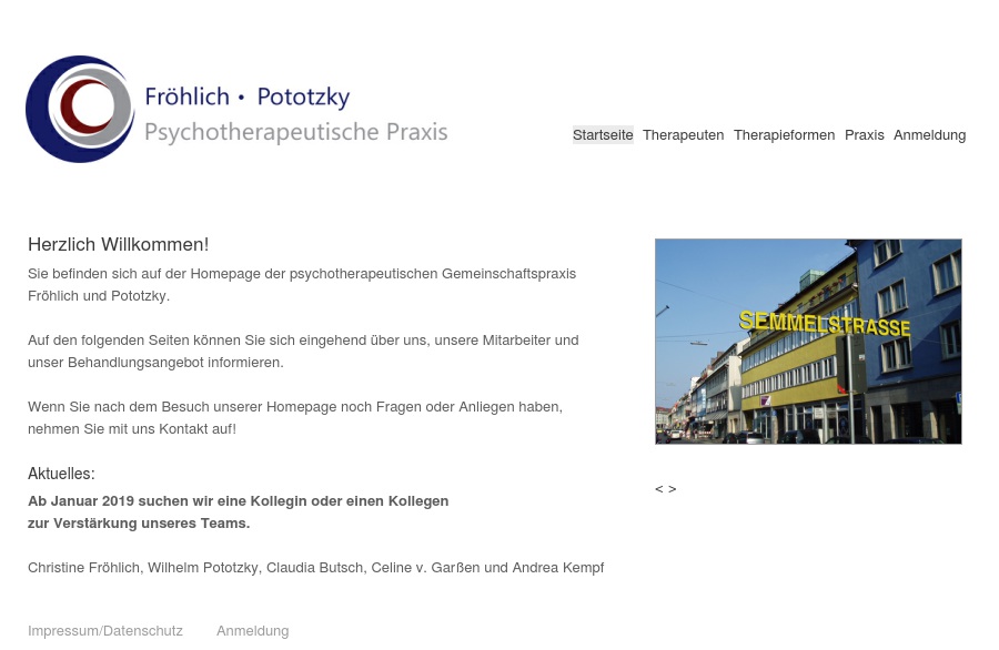 Fröhlich Christine Dipl.-Psych., Pototzky Wilhelm Dipl.-Psych.