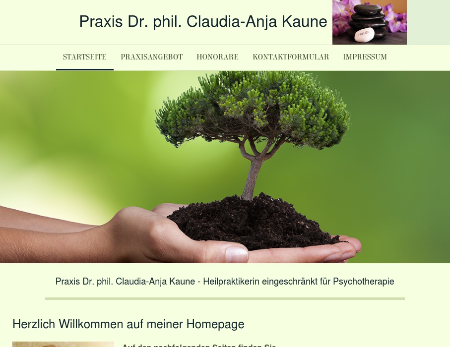 Kaune Claudia-Anja Dr.phil. Praxis