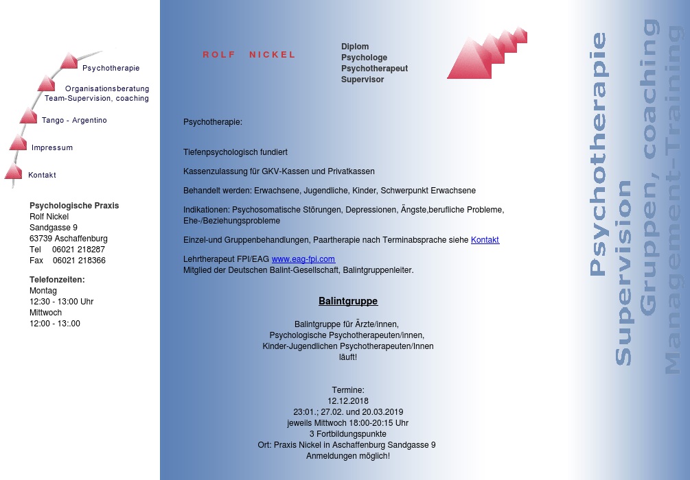 Nickel Rolf Dipl.-Psychologe
