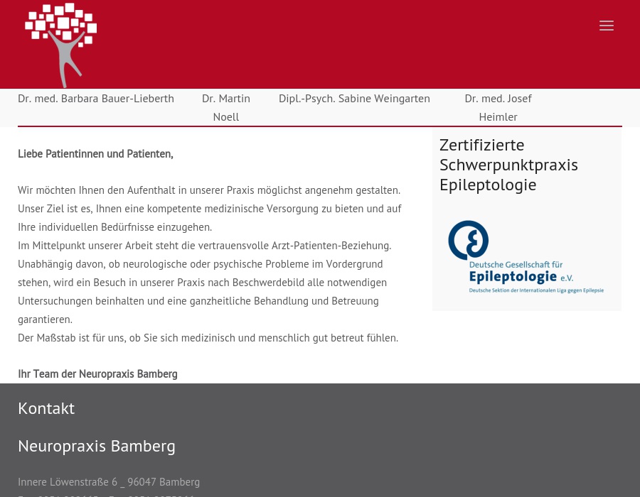 Bauer-Lieberth Barbara Dr., Heimler Josef Dr., Noell Martin Dr.